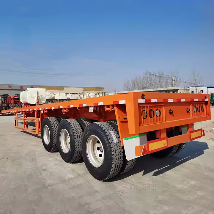 3 Axle 40 Ft Flatbed Trailer
