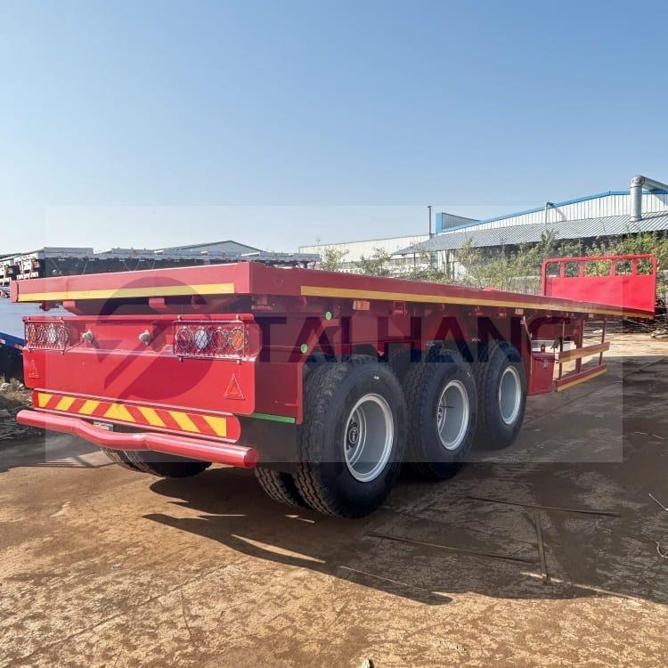 Tri Axle 60 Ton Flatbed Trailer