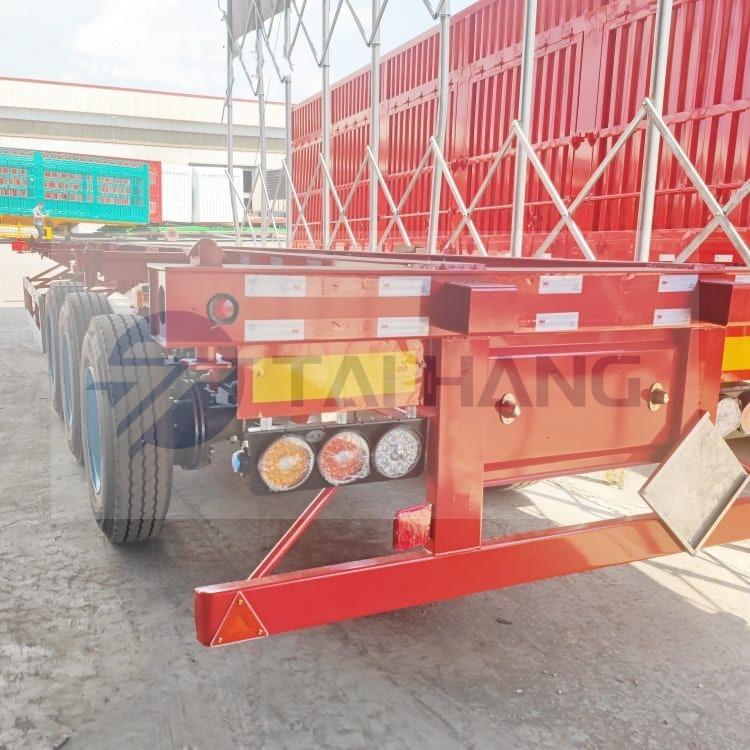 Tri Axle 40ft Container Chassis Trailer