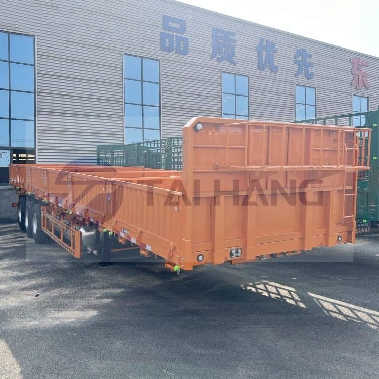 3 Axle 60 Ton Side Wall Trailer