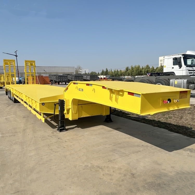 4 Axle 80 Ton Low Bed Trailer