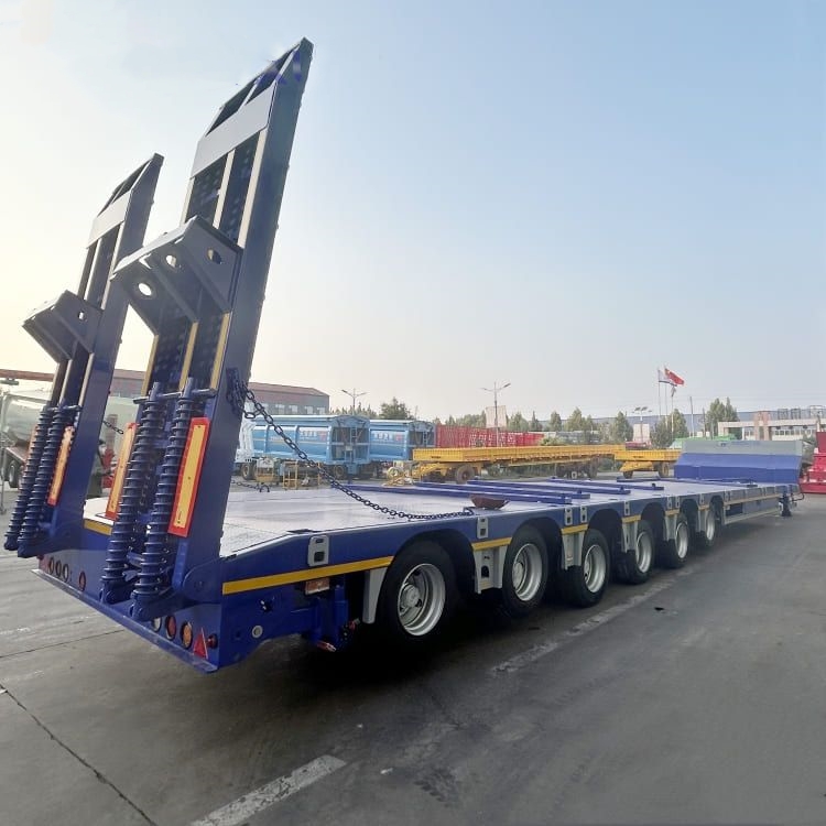 6 Axle Extendable Lowbed Trailer