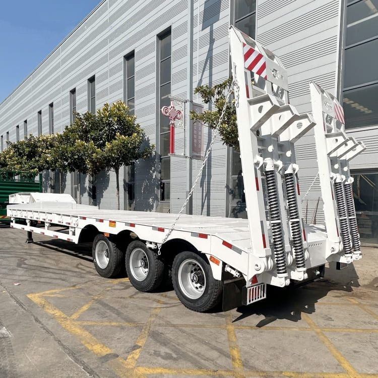 Tri Axle 60 Ton Semi Low Loader Trailer