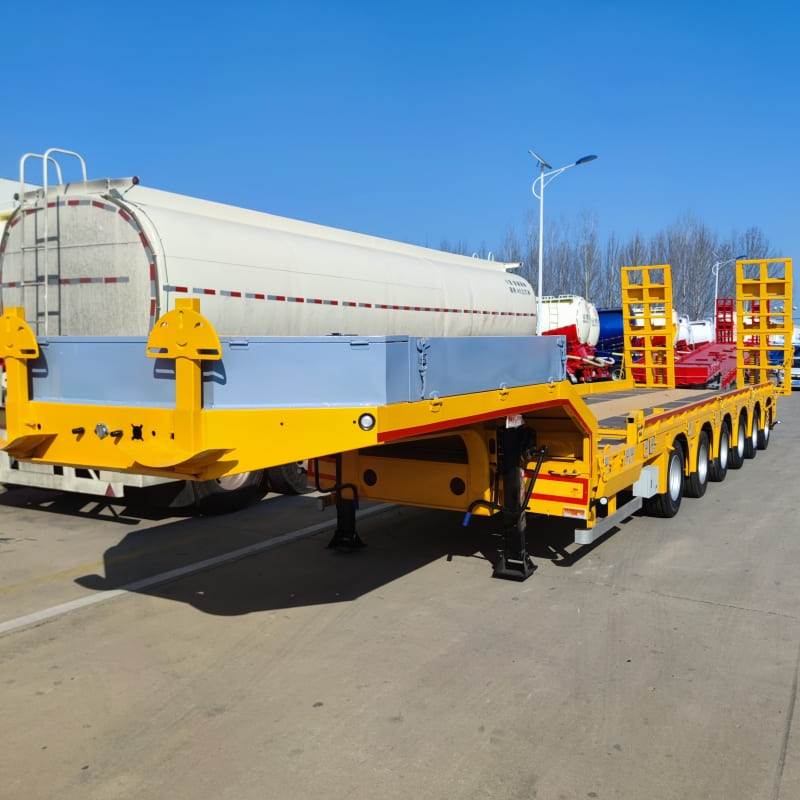 6 Axle 120 Ton Extendable Lowbed Trailer