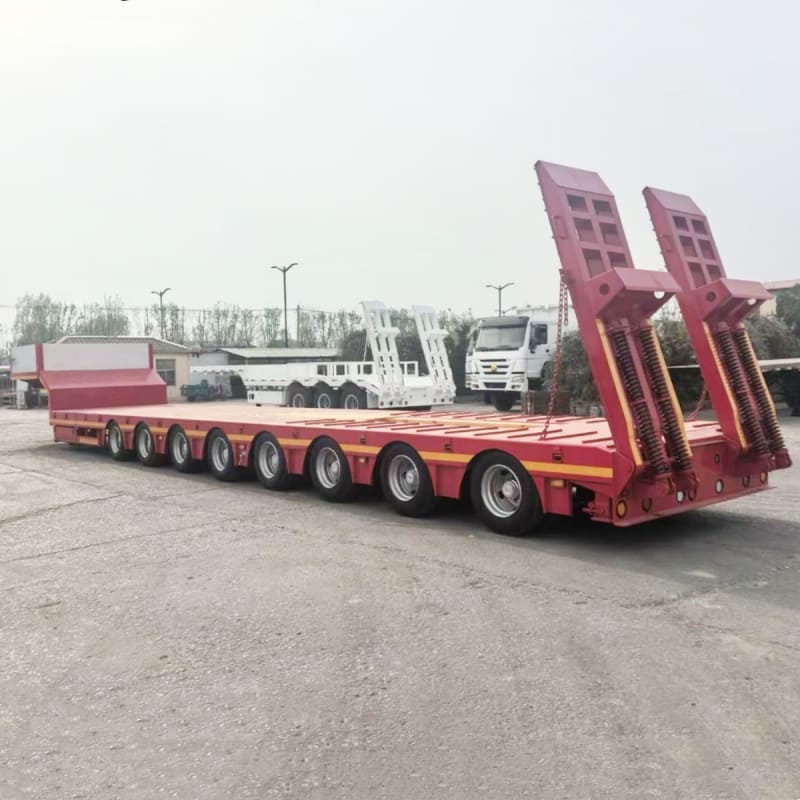8 Axle Extendable Low Loader Trailer