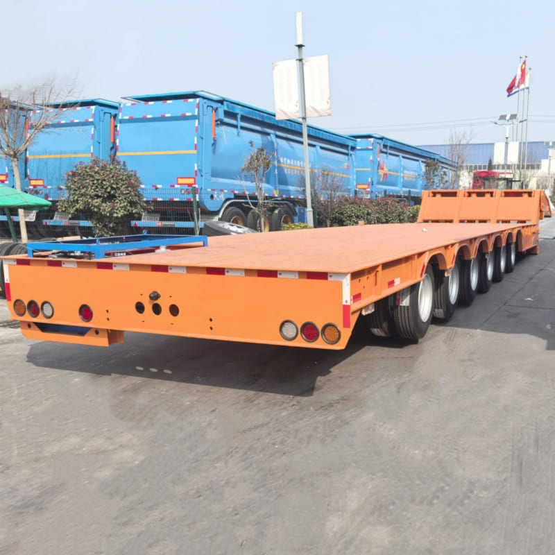 Folding Gooseneck Lowboy Trailer
