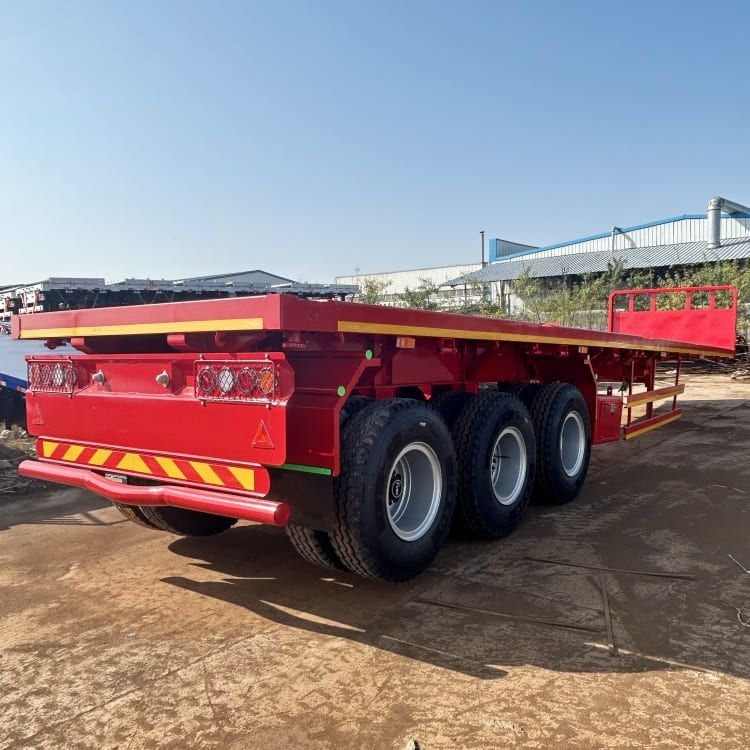 Tri Axle 60 Ton Flatbed Trailer