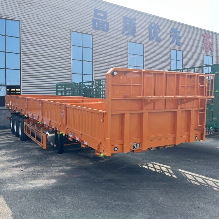 3 Axle 60 Ton Side Wall Trailer