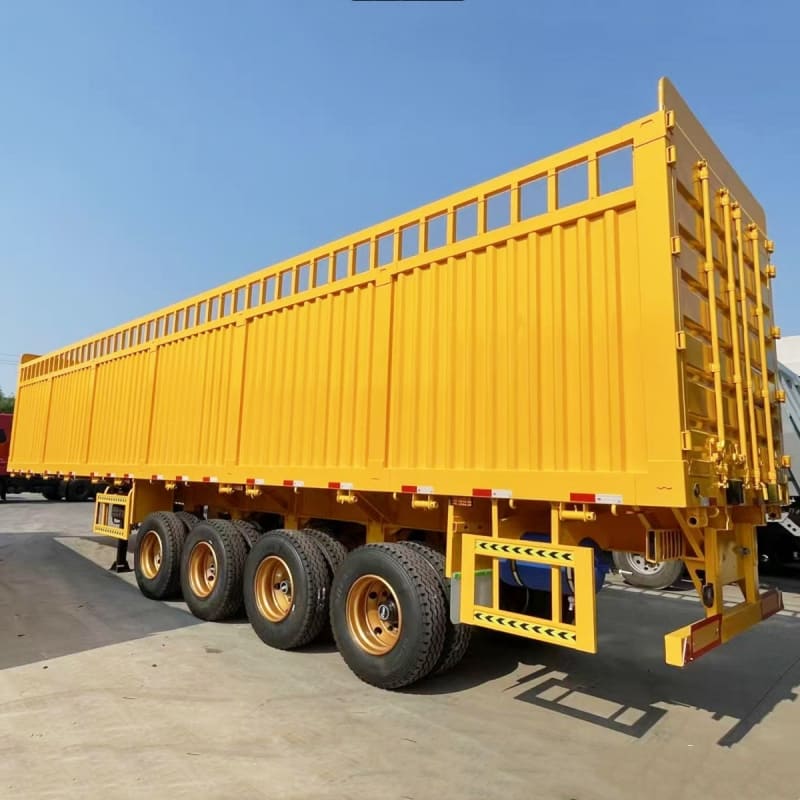 4 Axle High Drop Side Trailer