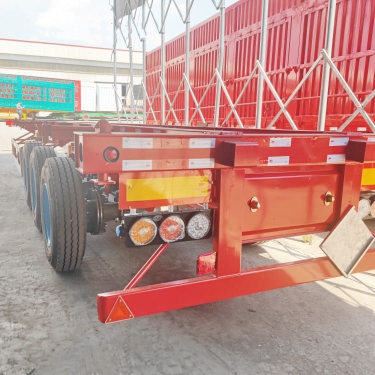 Tri Axle 40ft Container Chassis Trailer