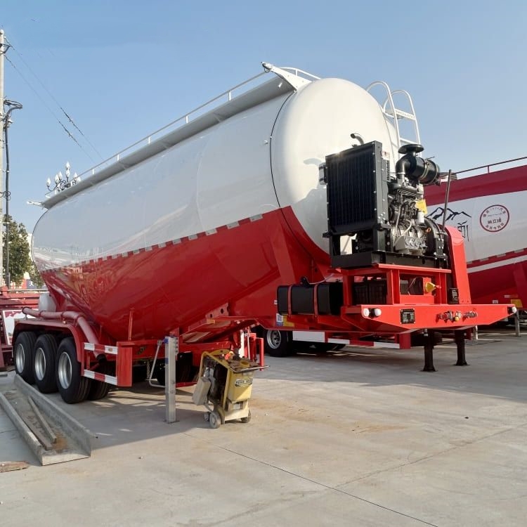 Tri Axle 45 CBM Dry Bulk Cement Tanker Trailer